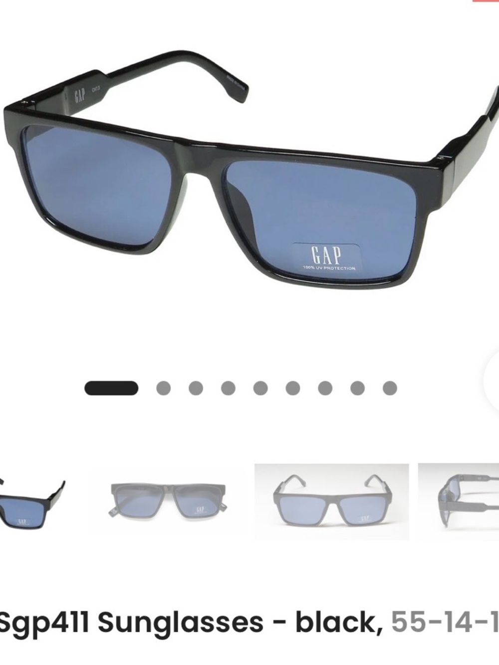 GAP Menโs Black Sunglasses NEW